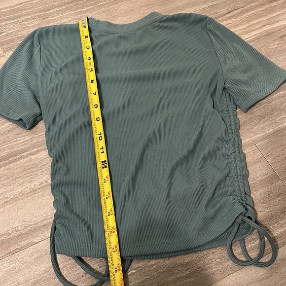 Zara Ribbed Crop Baby Tee - Picture 5 of 6